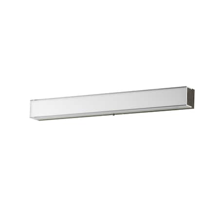 Maxim Lighting Edge 24'' LED Bath Vanity CCT Select, Satin Nickel 59002CLFTSN
